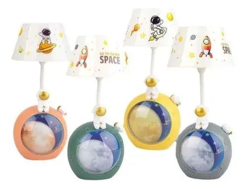 Abajur Infantil Lua e Astronauta - Foto 5