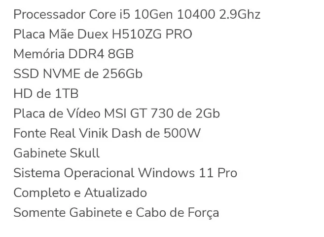CORE I5 10GEN