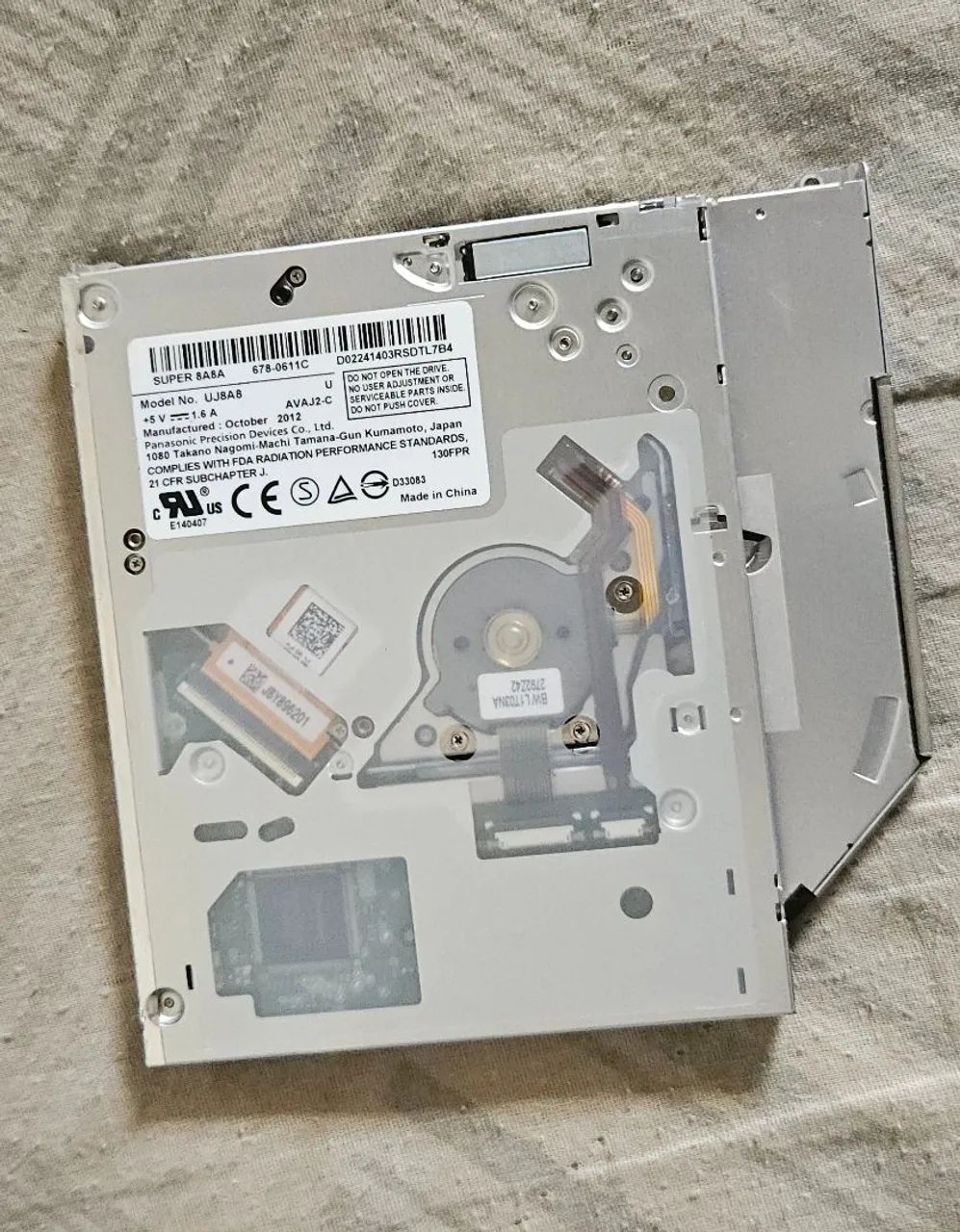 Leitor de DVD/CD UJ8A8 para MacBook - Foto 5