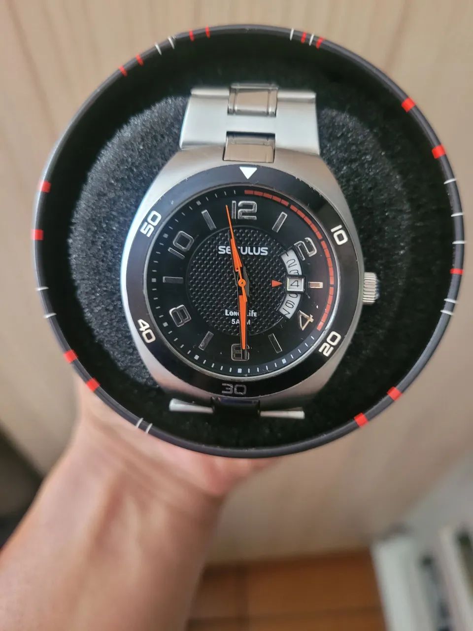 Relógio de pulso masculino Seculus