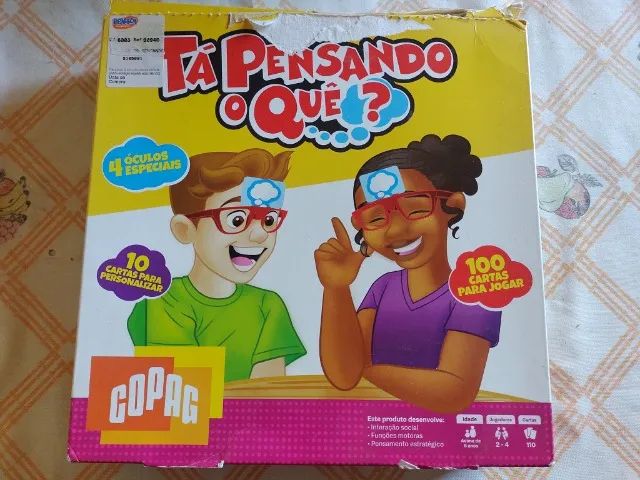 Jogo Tá Pensando o Que - Brinquedo da Copag