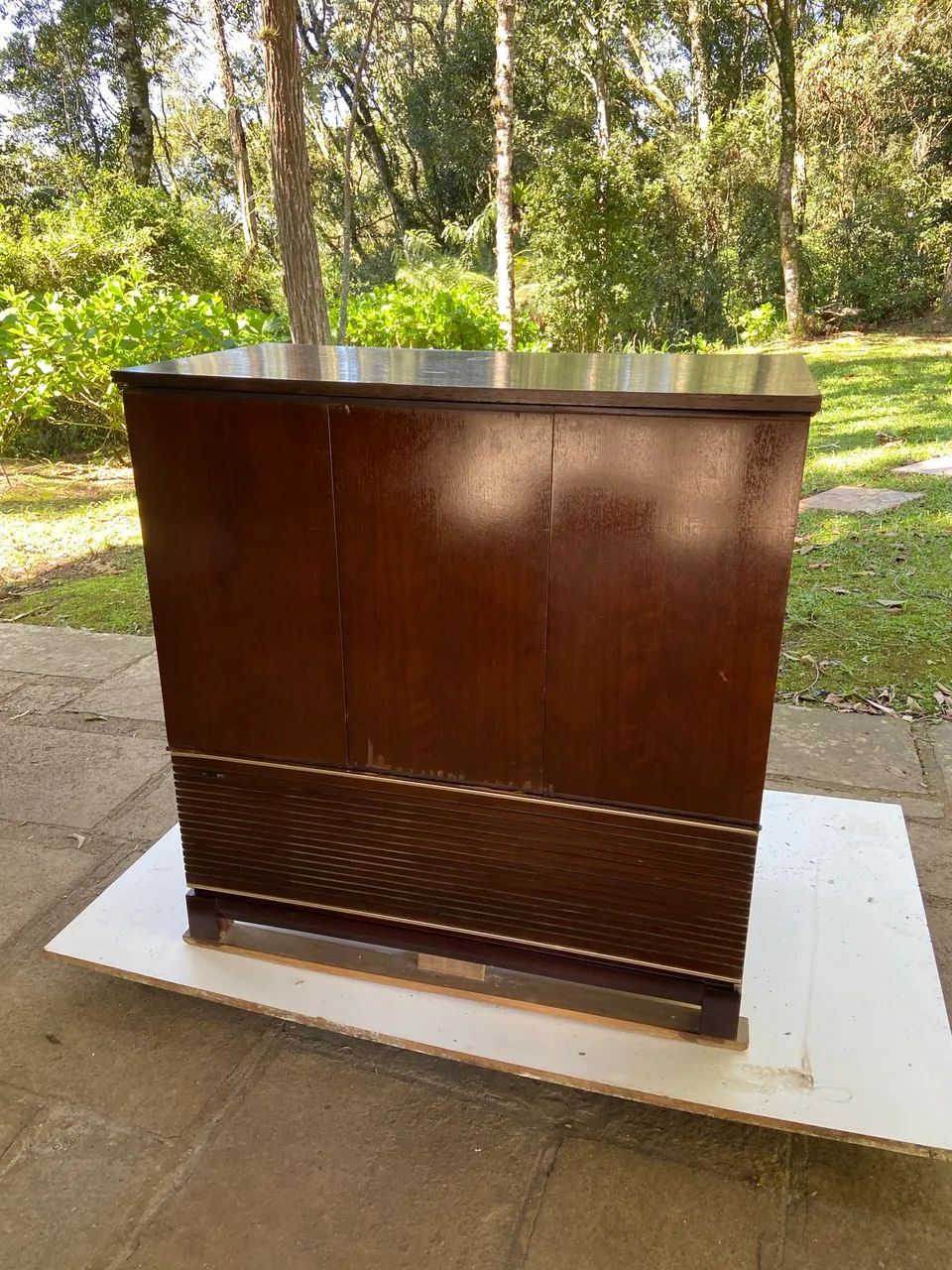 TELEVISÃO PHILIPS KL1 GABINETE MADEIRA 1970 - Foto 2