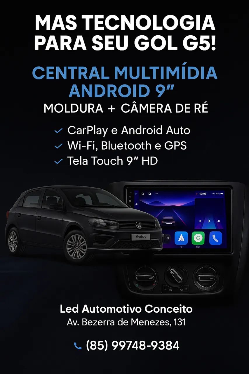 Central Multimídia do Gol G5 