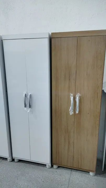 Multiuso Zaqueu 2 Portas Branco 100% MDF - Entrega Montado 