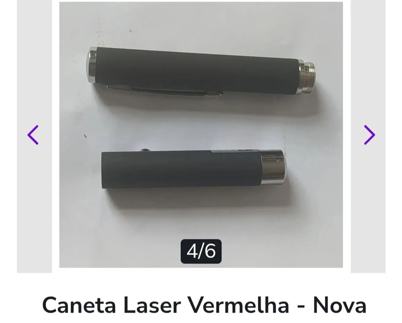 Caneta LASER vermelho - NOVA. - Foto 5