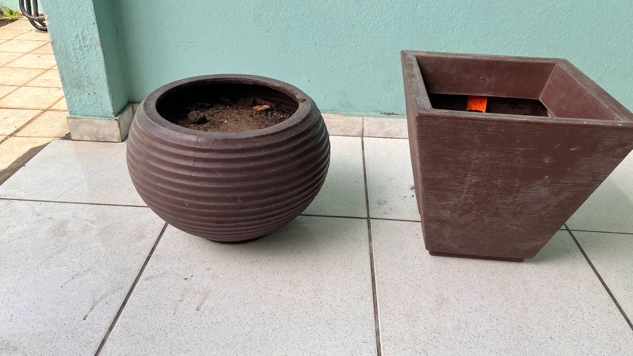 Vaso de planta redondo  70 cada