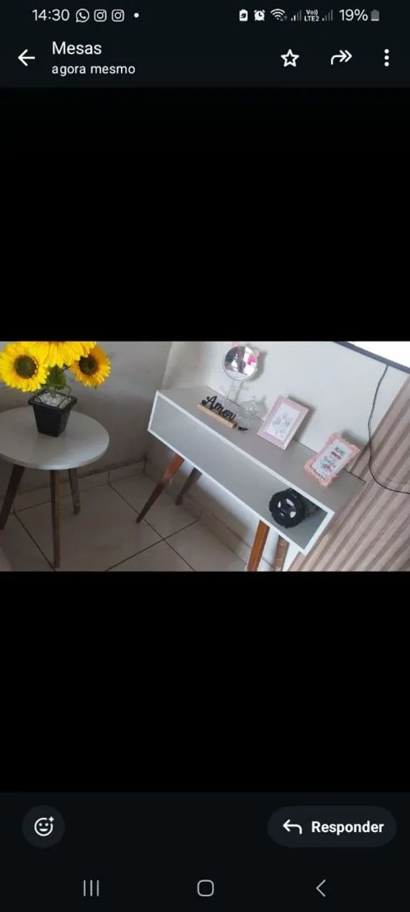 Vendo lindas mesinha de canto e aparador Fabricação própria mdf  * - Foto 4