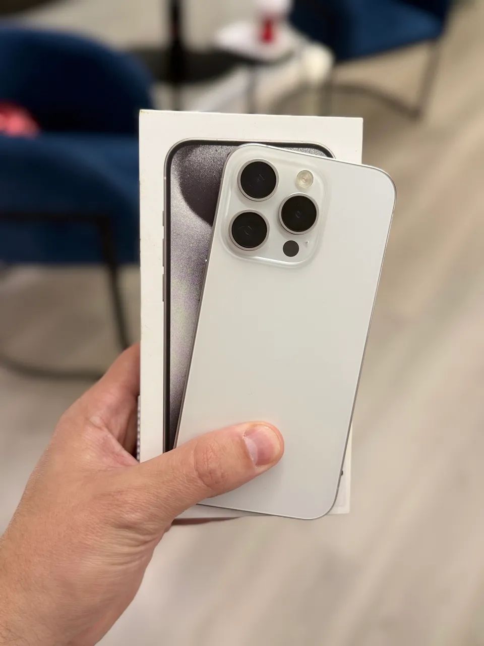 iphone 15 pro Max 256gb Branco - Celulares e Smartphones