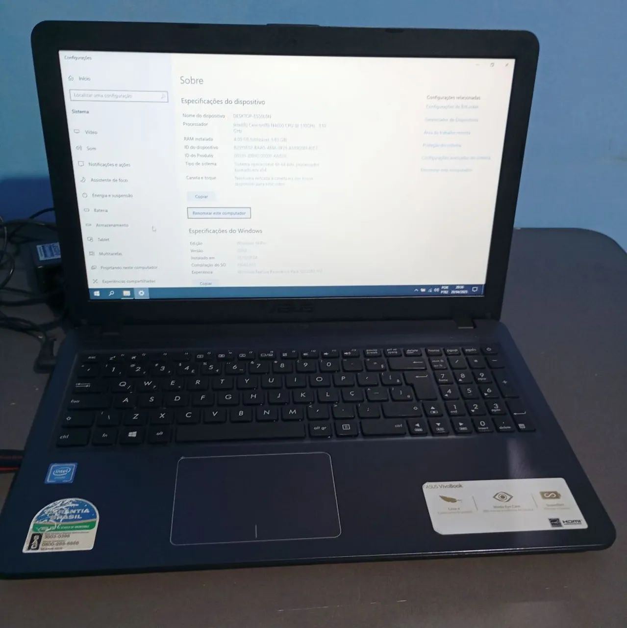 Notebook Asus 