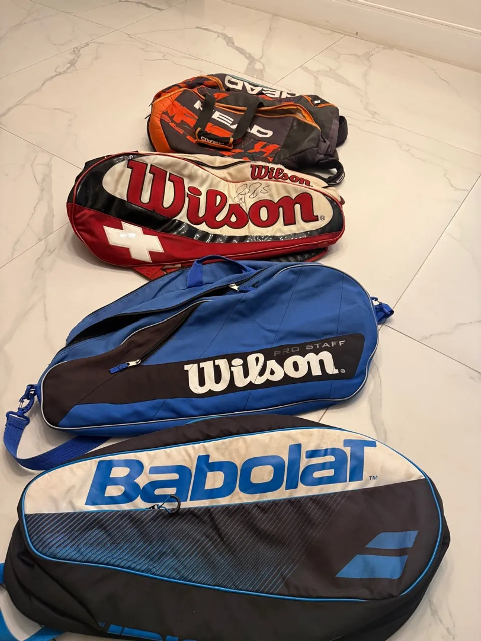 4 Raqueteiras mochilas de tênis todas por $399