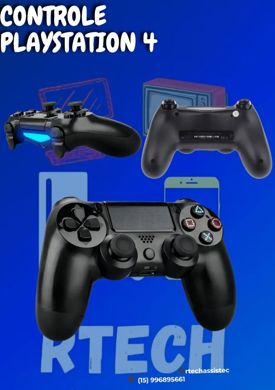 Controle Playstation 4 - Novo