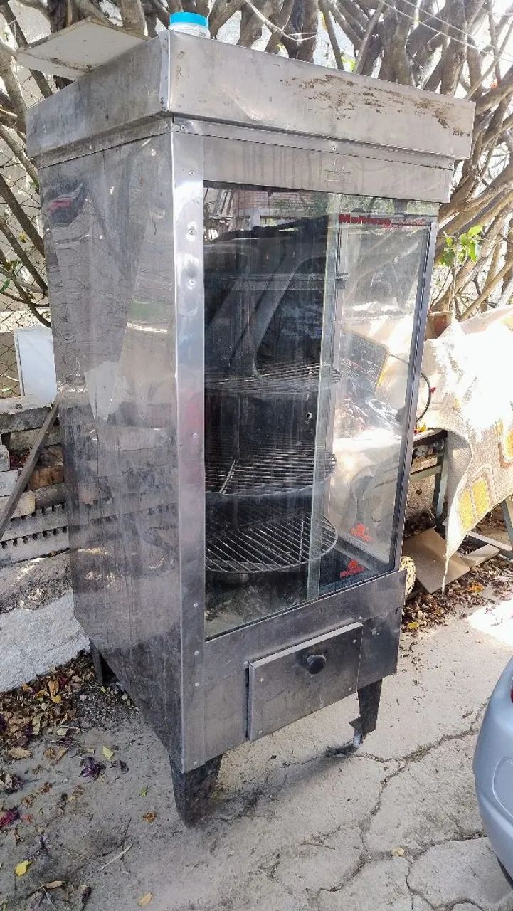 Assadeira de Frango Giratória a Gás