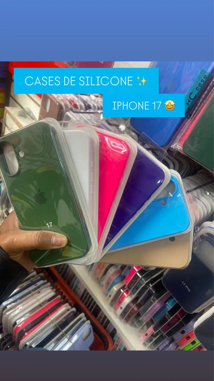 Cases De Silicone para iPhone 17 