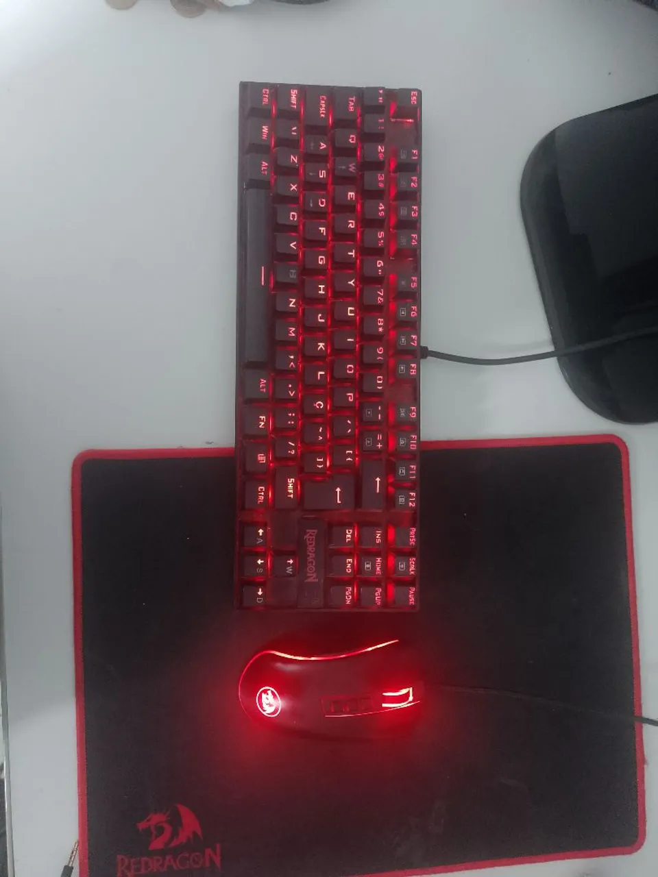 Kit Gamer Redragon Teclado, Mouse e Mouse pad