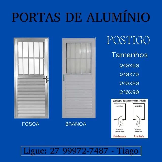 Janelas e Portas de alumínio Branca e Fosca - Foto 3