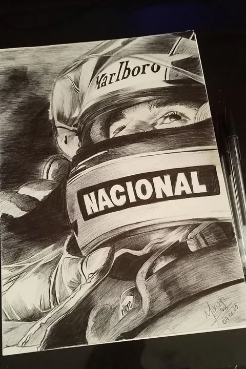 Quadro com desenho colorido, digital ou p&b