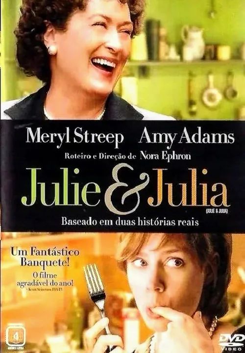DVD Julie & Julia com Meryl Streep e Amy Adams