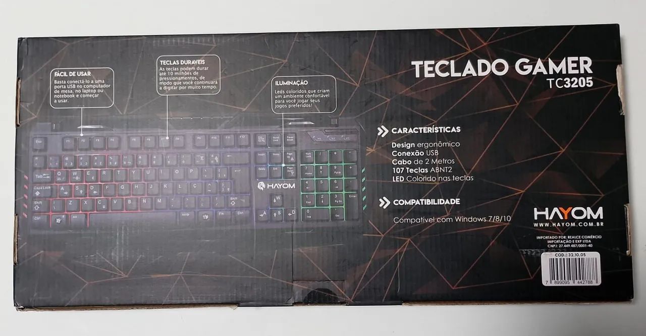 TECLADO GAMER COM LED COLORIDO  - Foto 2