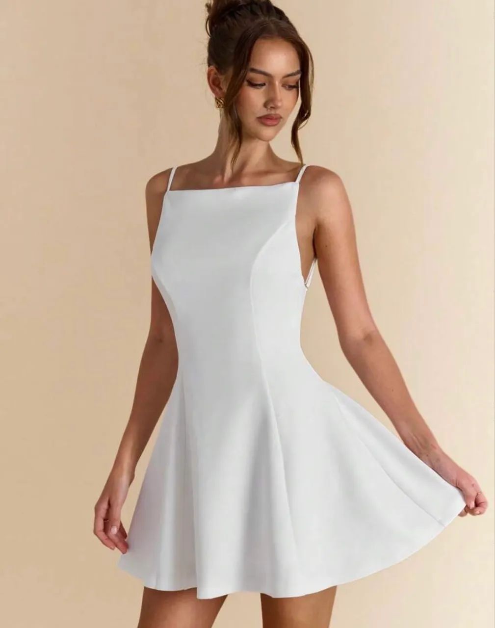 Vestido social curto branco  - Foto 2