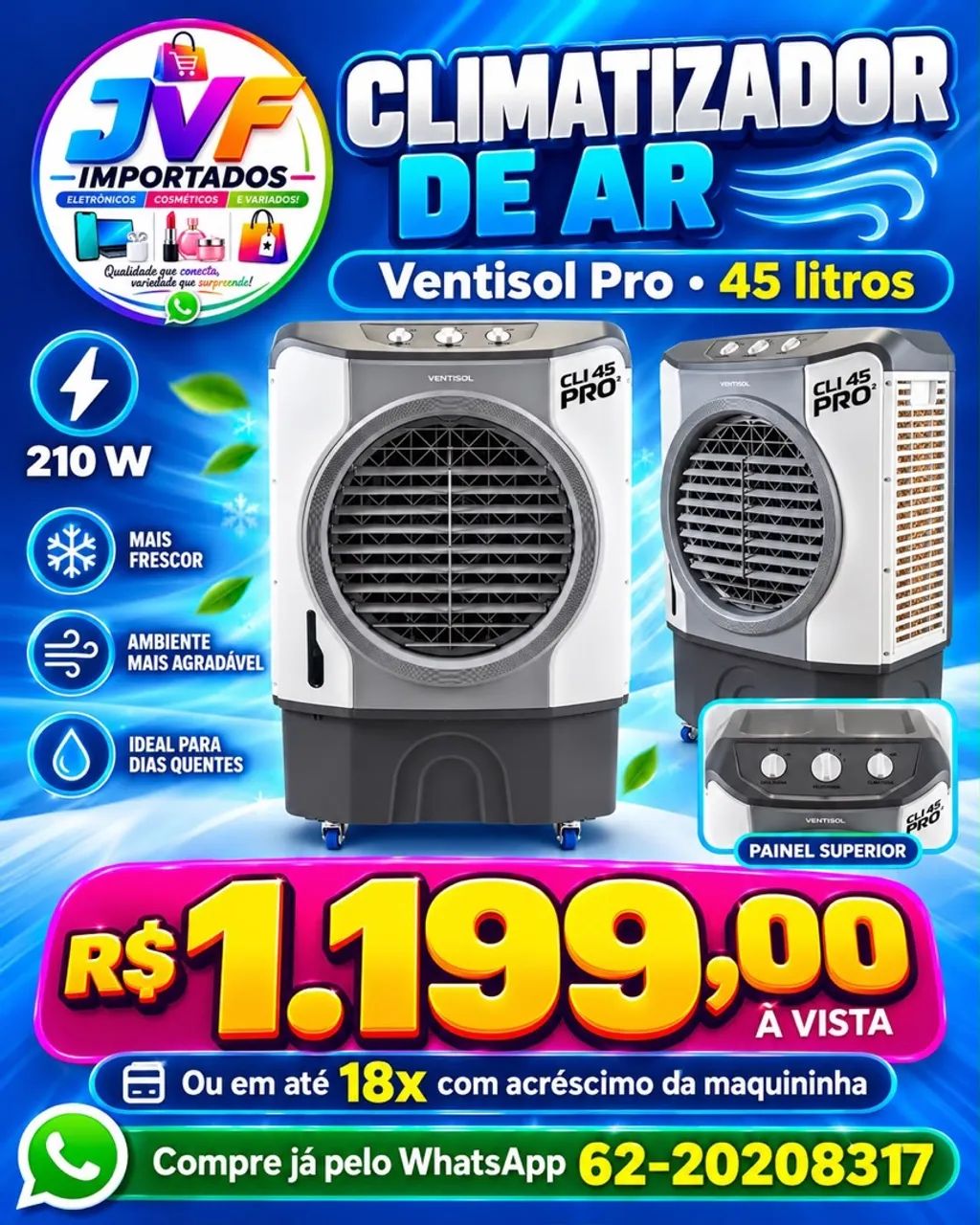 Climatizador de ar pro 45 - Foto 5
