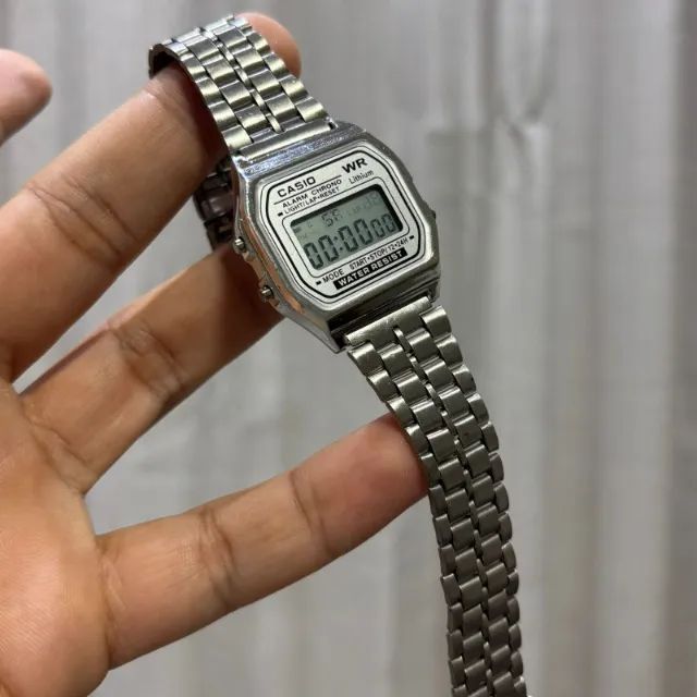 RELOGIO CASIO PRATA - FAÇO ENTREGA - Foto 2