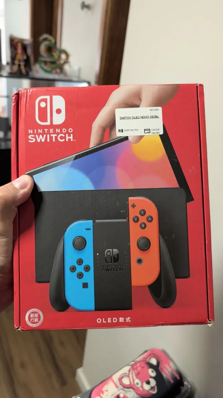 Nintendo switch oled desbloqueado novo - Foto 2