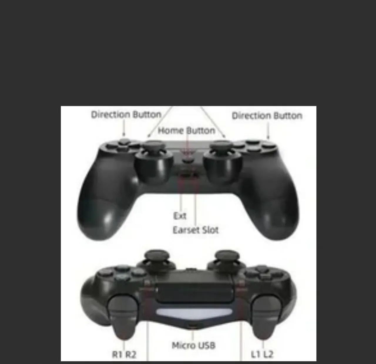 CONTROLE PS4 - RECARREGÁVEL - Foto 4