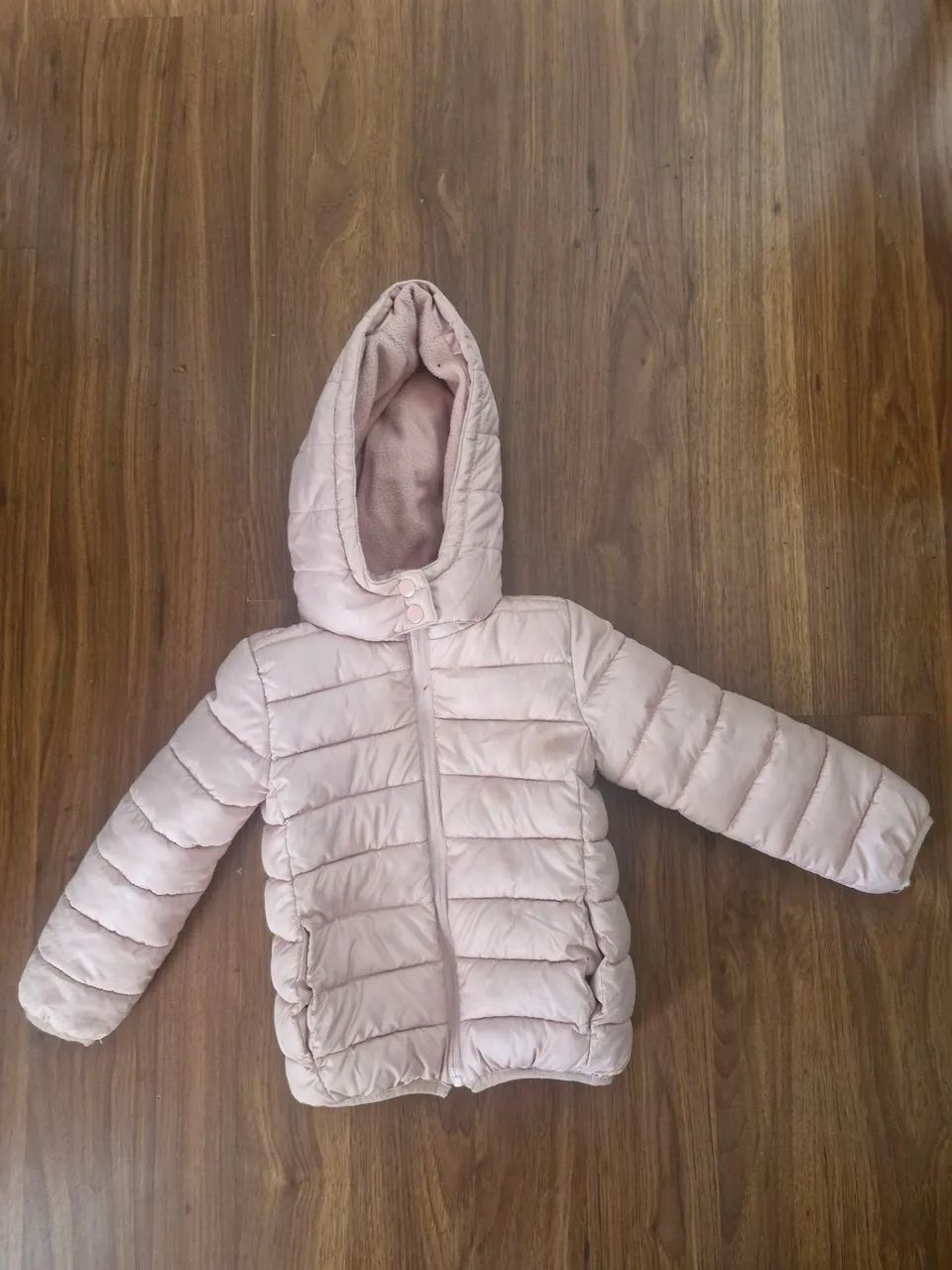 Jaqueta Puffer Rosa Infantil 