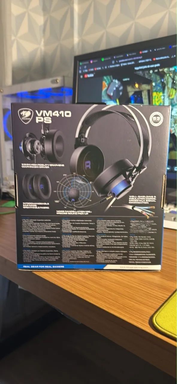 HEADSET COUGAR VM410 ( NOVO ) - Foto 3