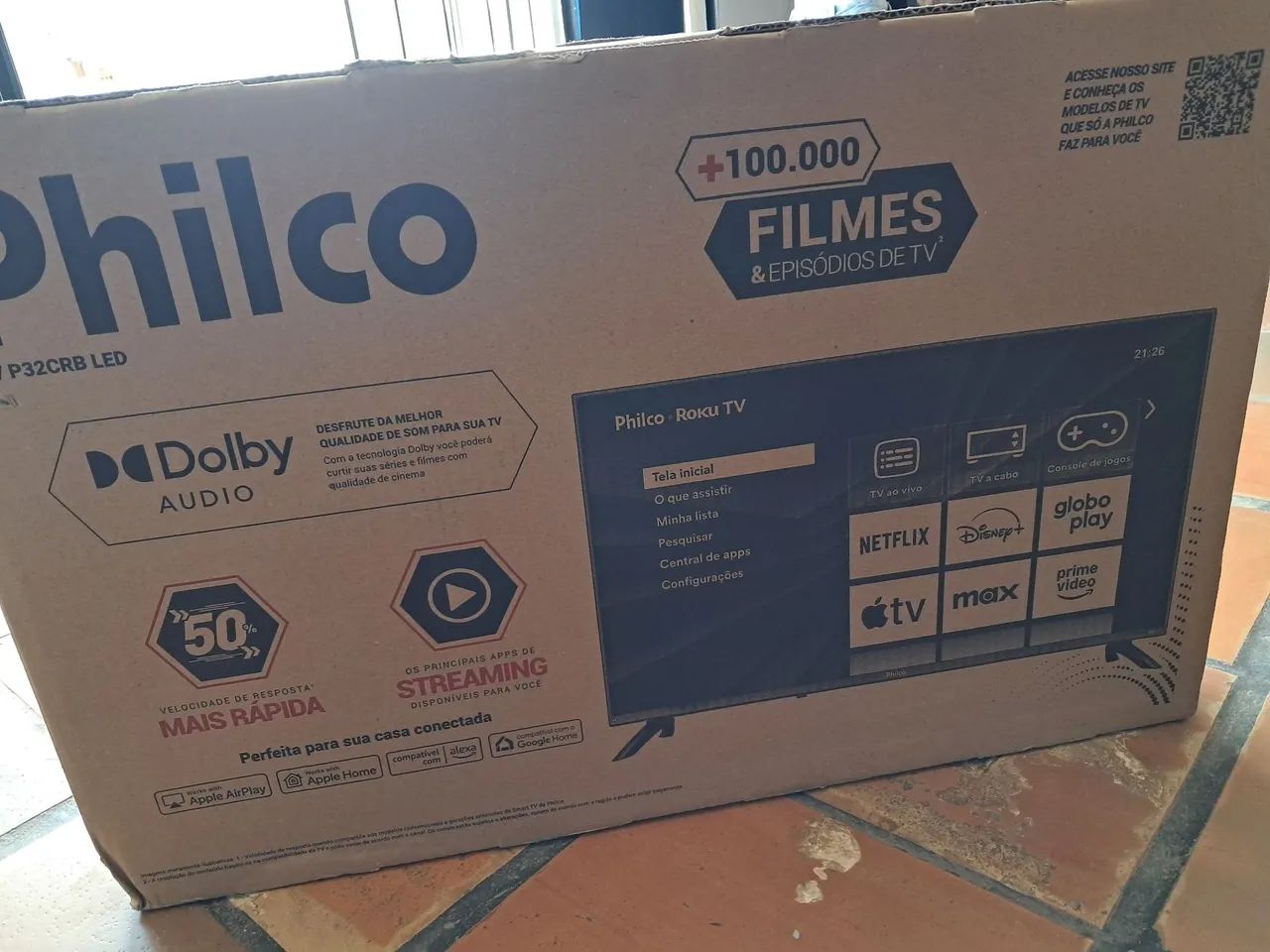 Tv smart 32 polegadas na caixa.. - Foto 2