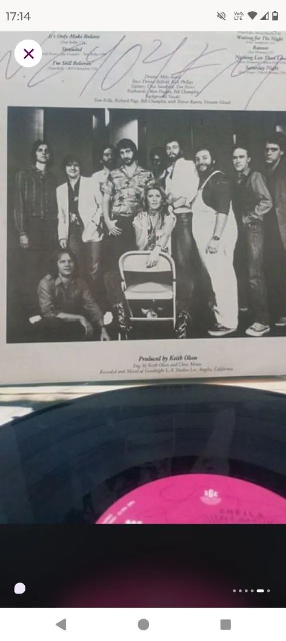 DISCO DE VINIL, SHEILA" LITTLE DARLIN "1981 - Foto 5