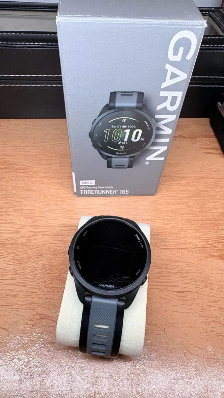 Garmin Forerunner 165 AMOLED com caixa e carregador - Foto 4