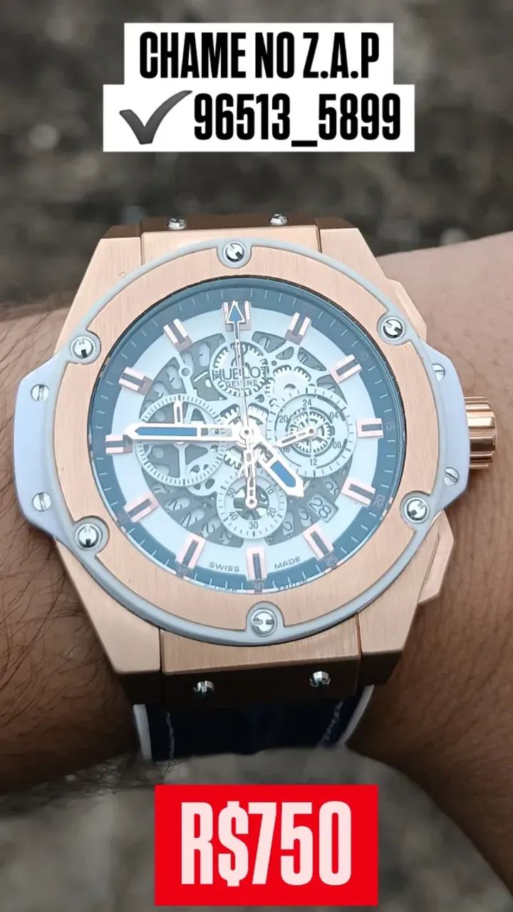 Relógio HUBLOT MIAMI MULTIFUNCIONAL NUNCA USADO