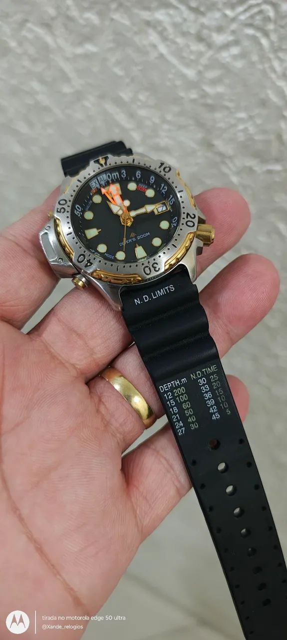 Relógio Citizen Aqualand míni 5811 italiano - Acessórios - Piqueri