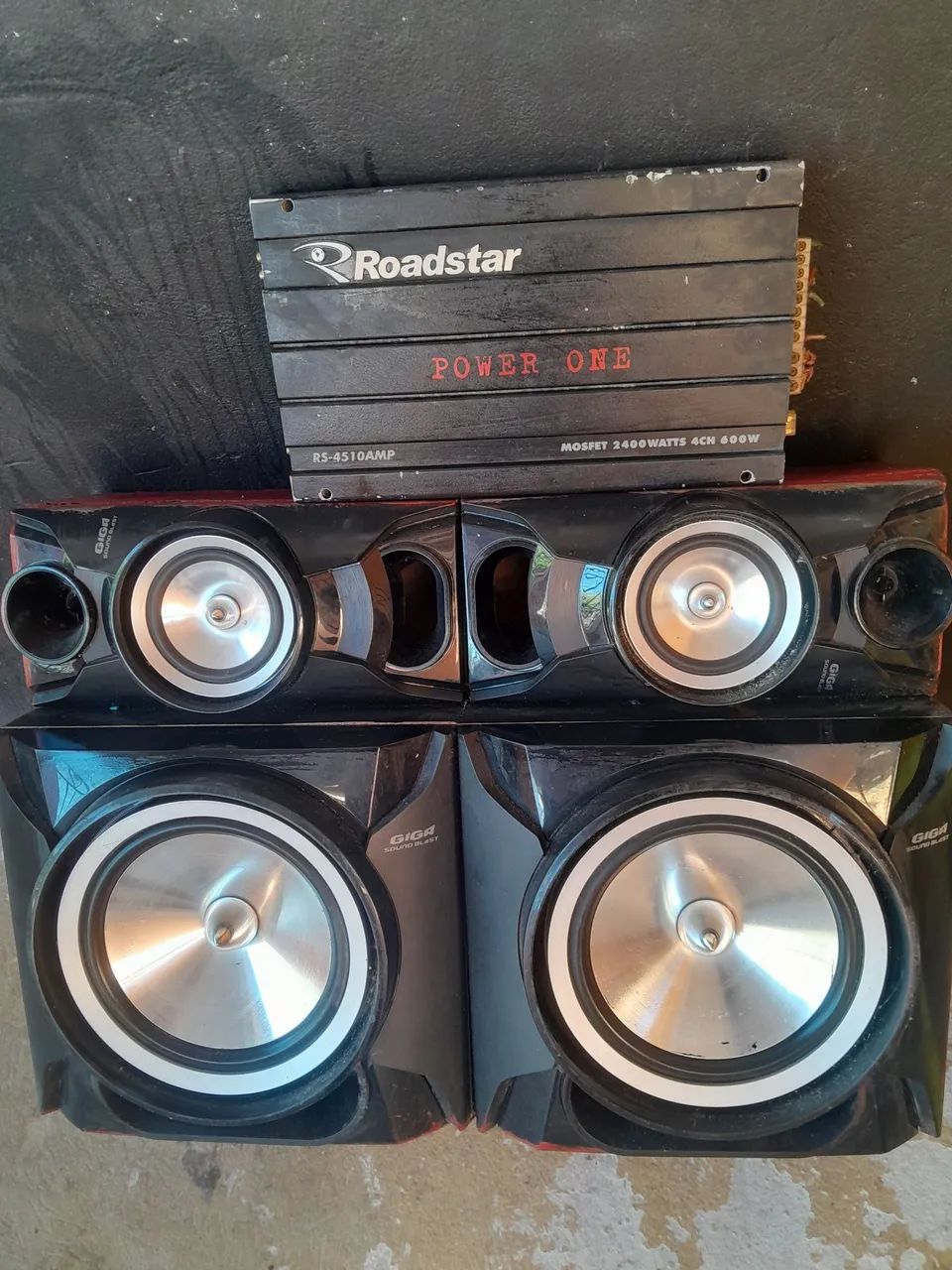 VENDO CAIXA DE SOM E FORÇA - Foto 2