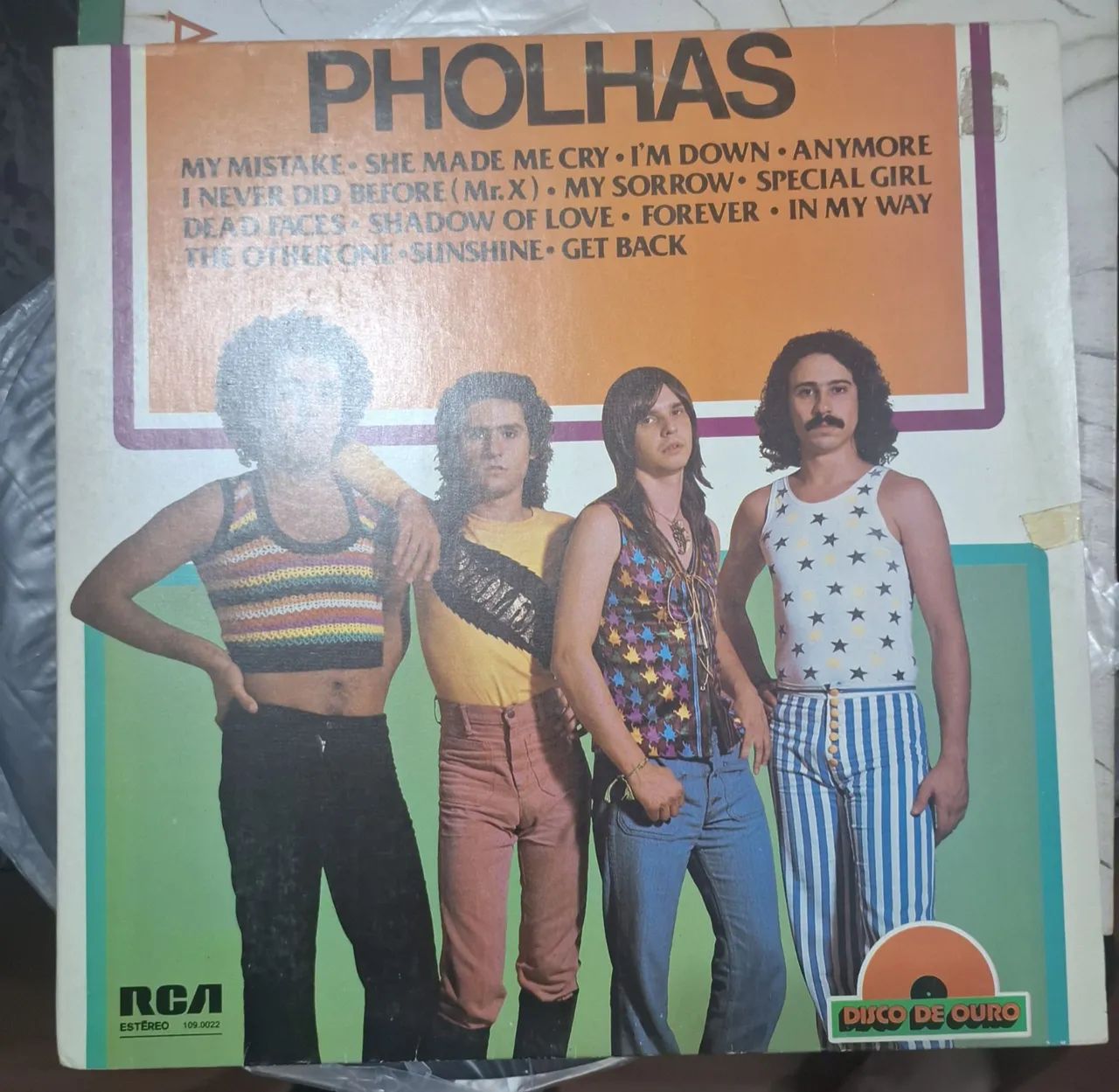Pholhas Album Disco de Ouro em Vinil