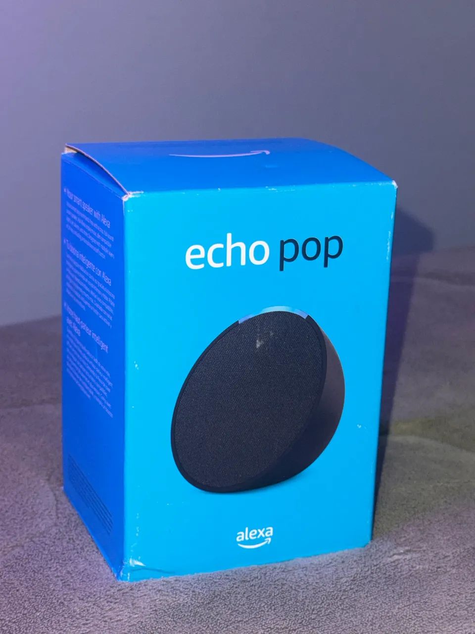 Amazon. Alexa Echo Pop - Preta (nunca utilizada)