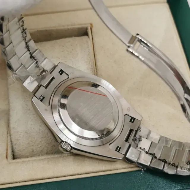 Relógio Rolex Day Date Mostrador Azul Turquesa Automático  - Foto 5