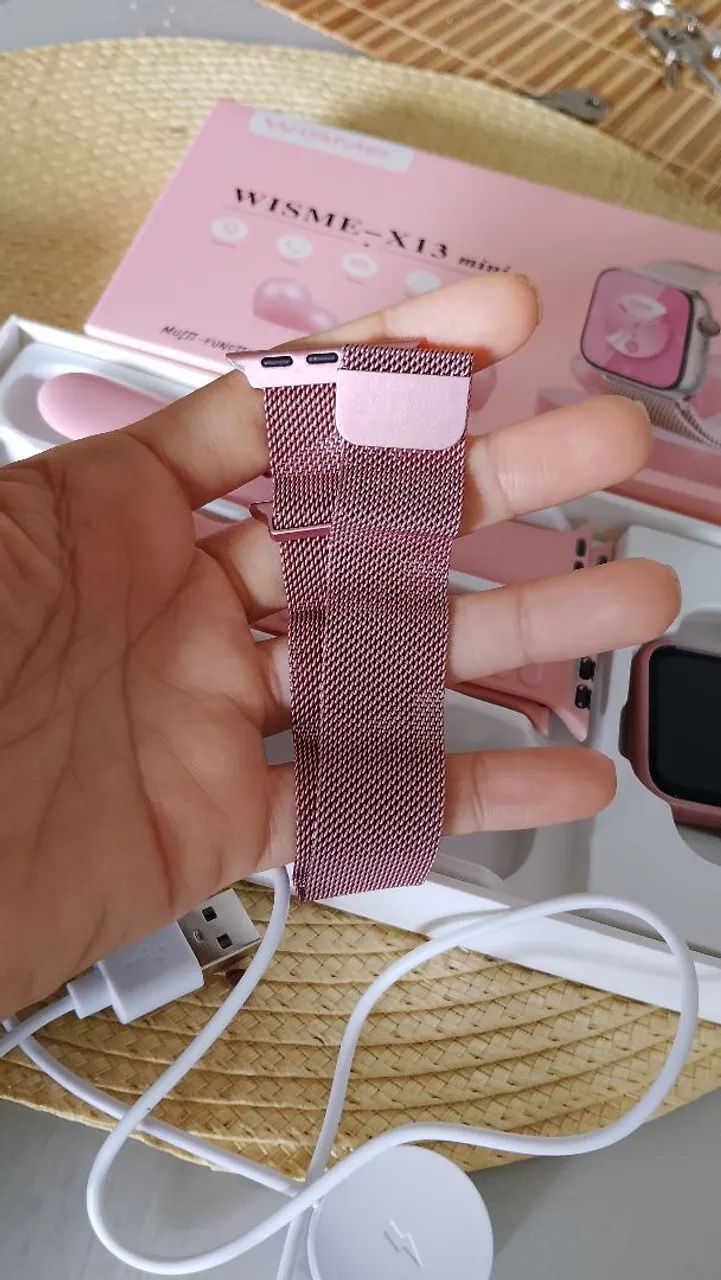 Relógio Smarth Rosa Feminino  - Foto 2
