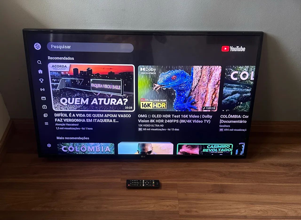 TV SMART 55 LG 4K DOLBY ÁUDIO NOVINHA