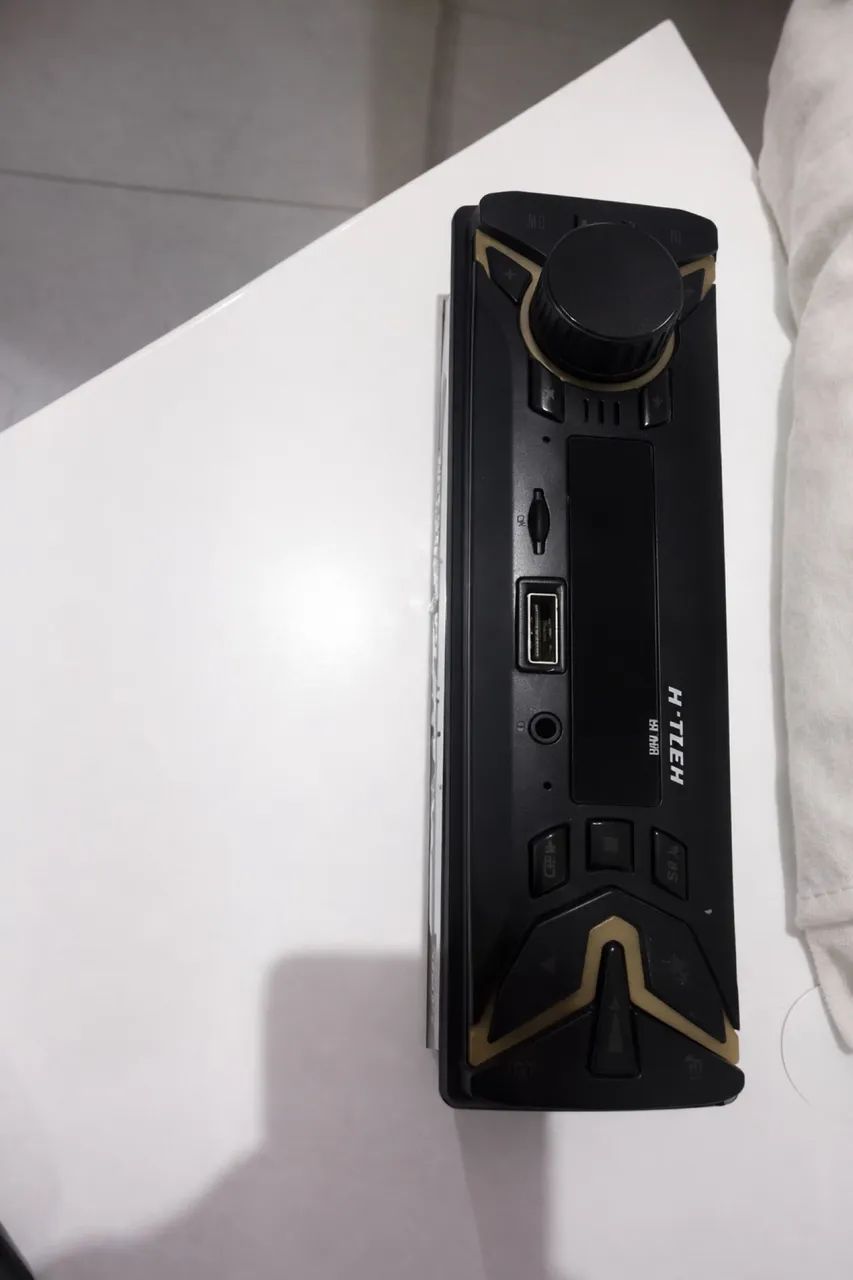 Aparelho de som automotivo H-TECH Bluetooth USB AUX - Foto 2