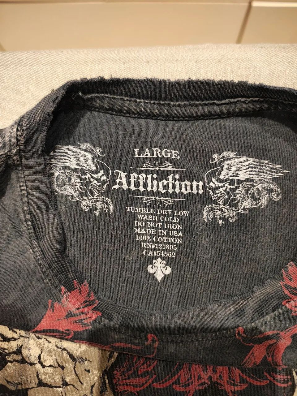 Camiseta Affliction autêntica USA  - Foto 5