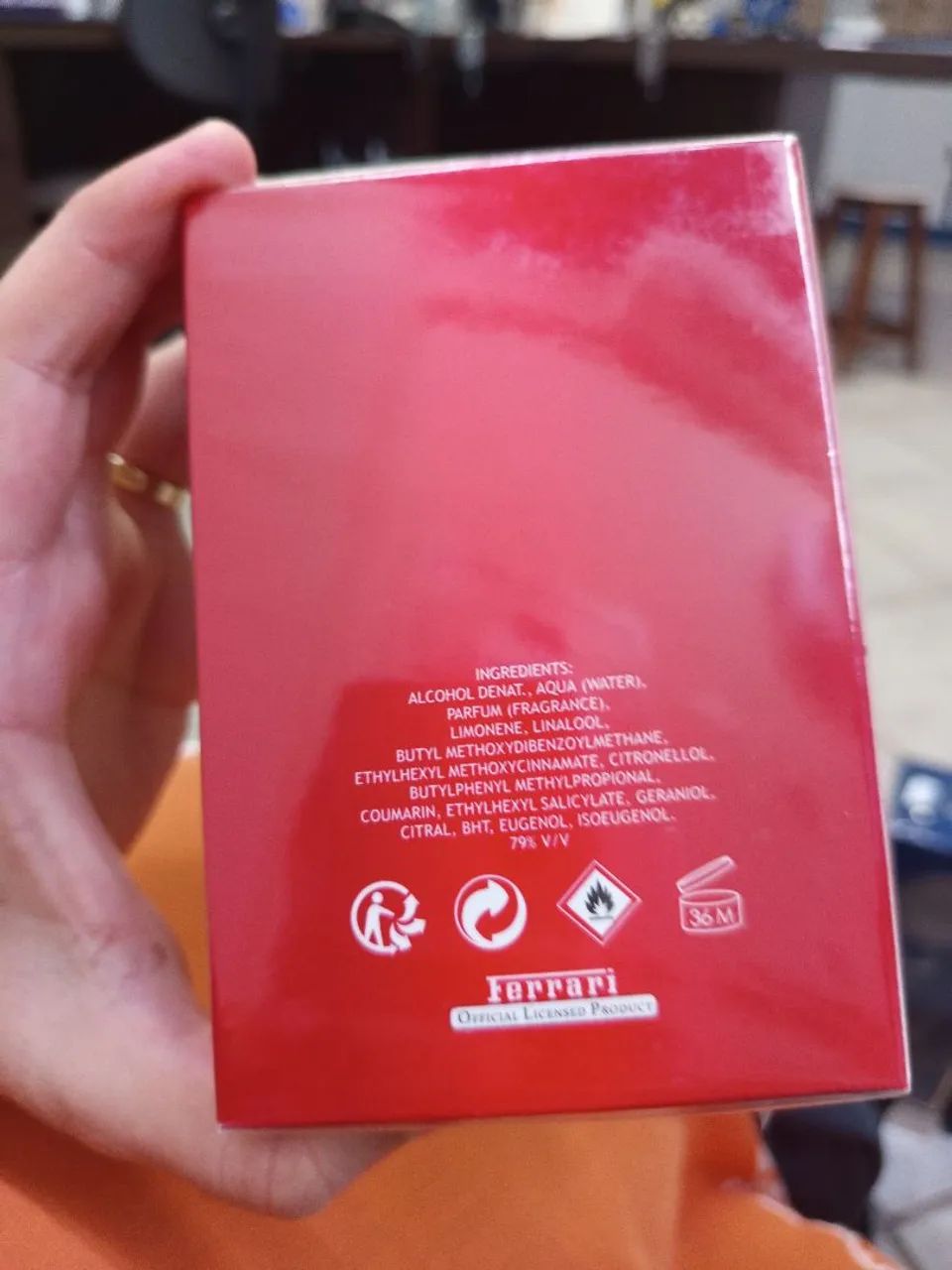 Perfume Ferrari Red Scuderia masculino 125ml original  - Foto 3