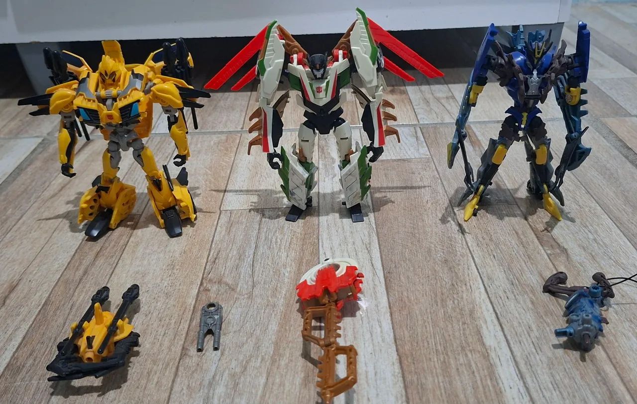 Lote transformers prime beast hunters(leia a descrição) - Hobbies