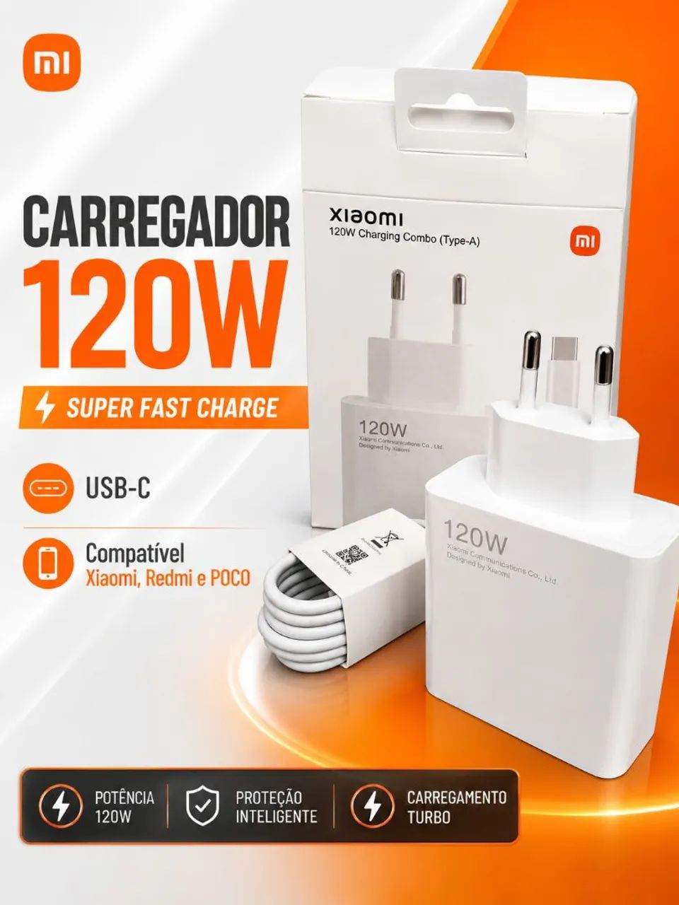 Carregador Rápido 120w