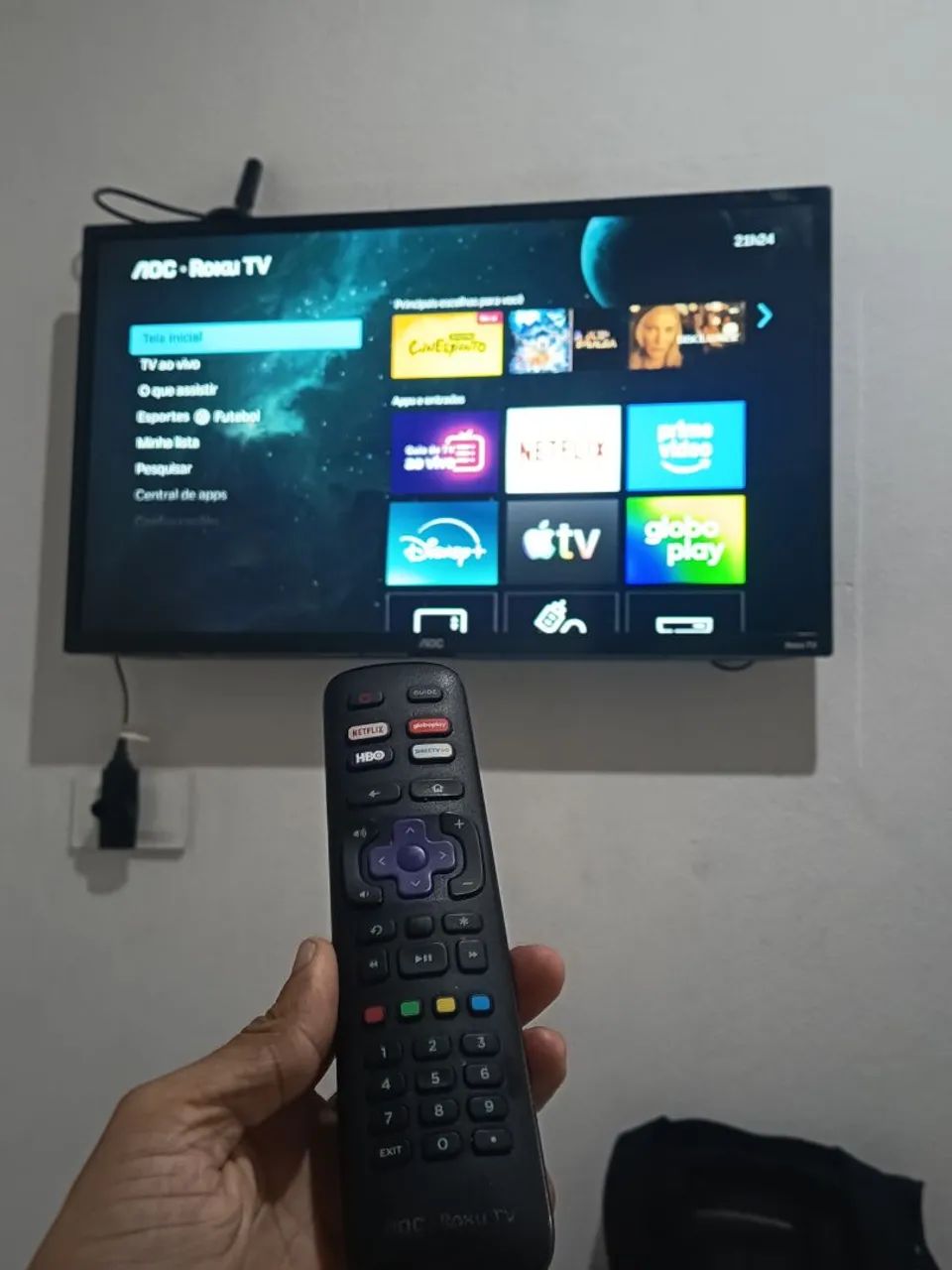  SMART TV ROKU TV 32 POLEGADAS FUNCIONA 100%  - Foto 4