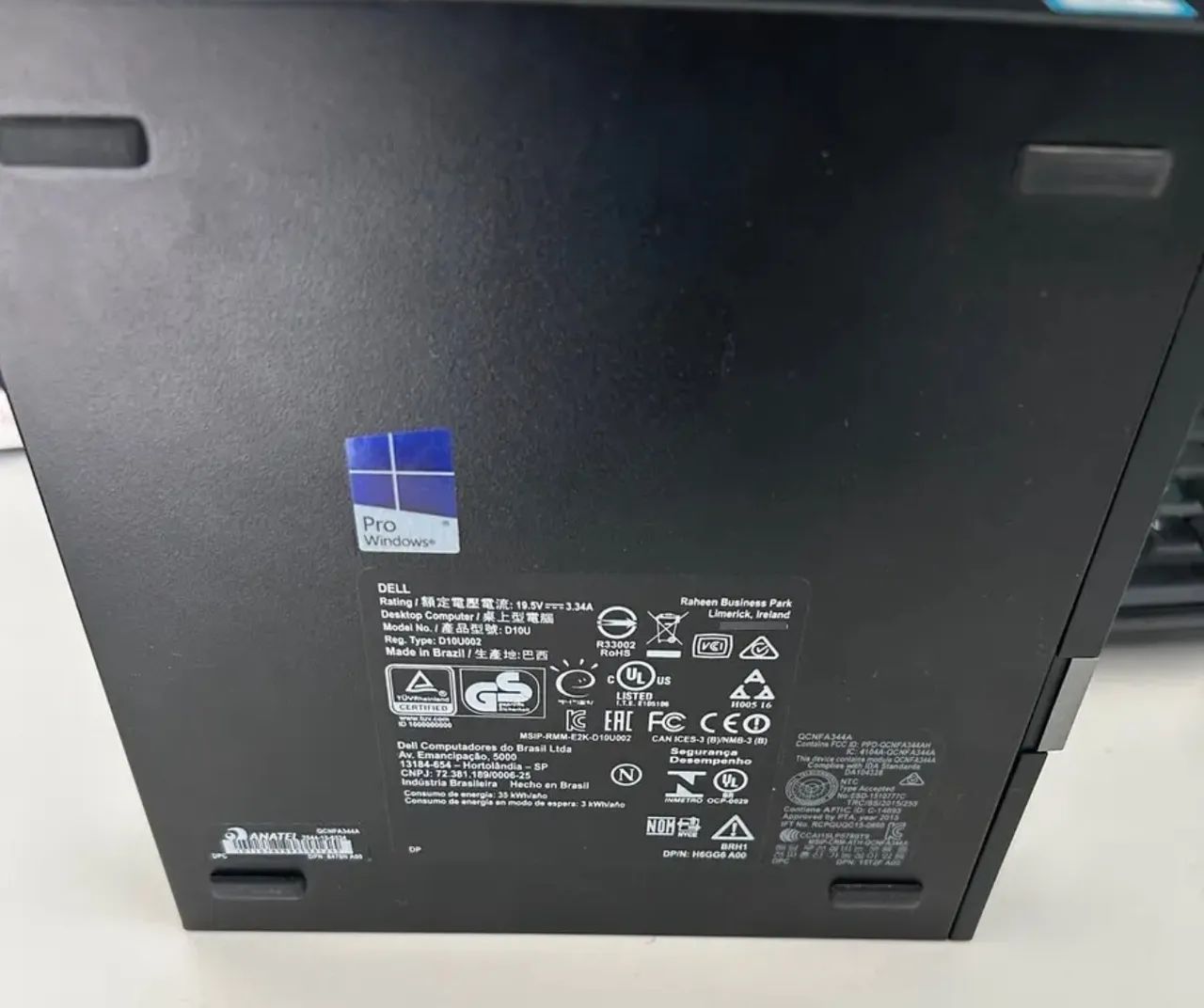 CPU Dell Mini 7050 I7-7700t 8gb 240ssd Wi-fi Integrado Top (Usado) - Foto 3