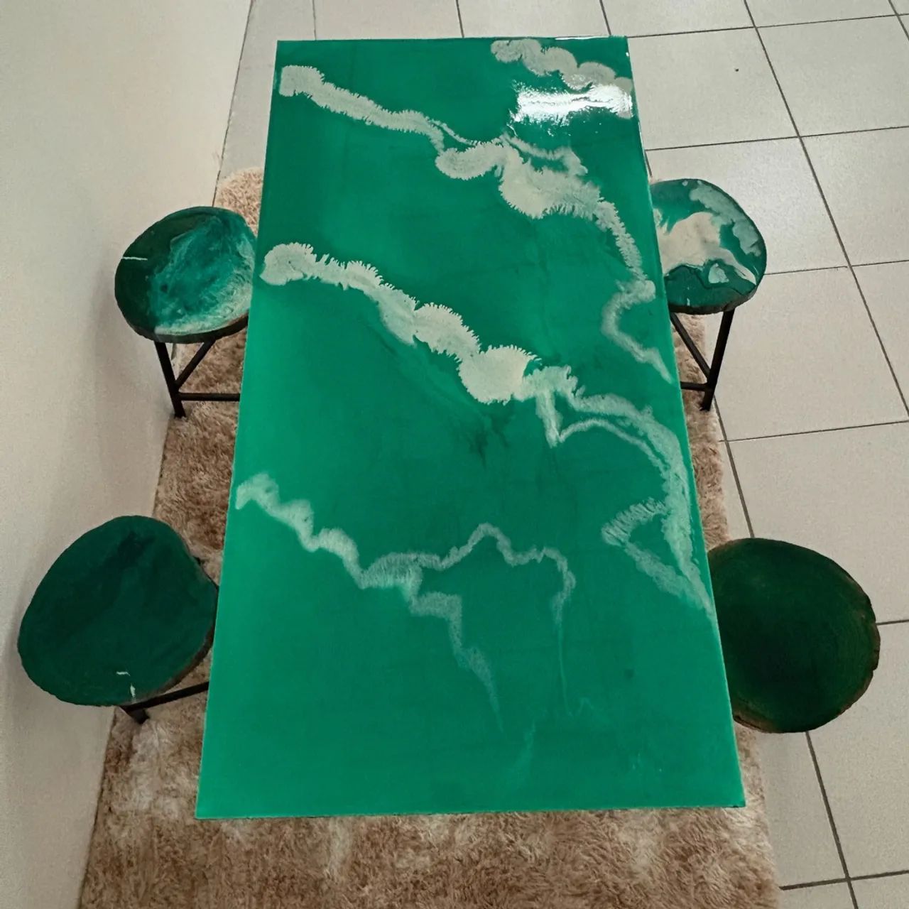 Mesa em MDF vitrificada  - Foto 4