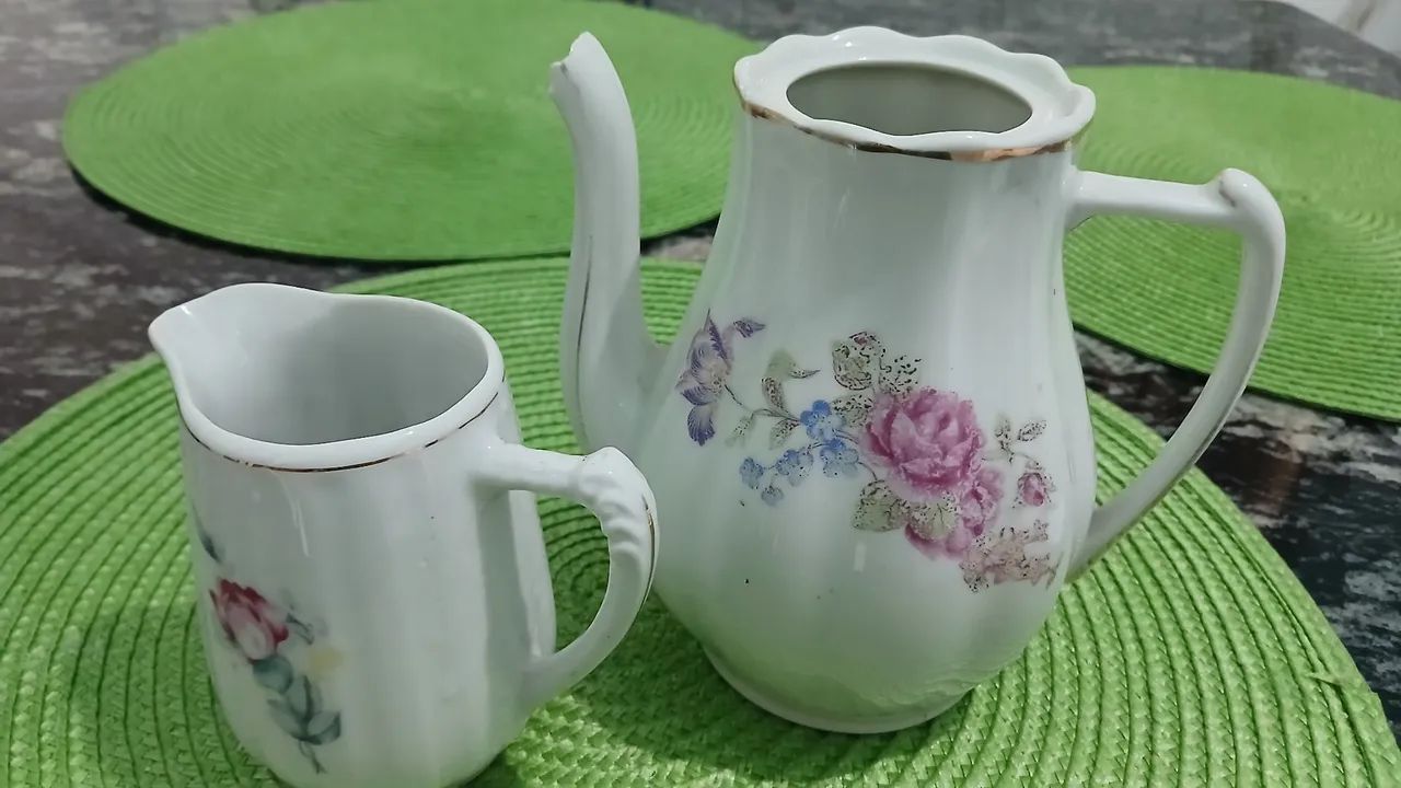 Jogo de bule antigo relíquia 1940 - Foto 2