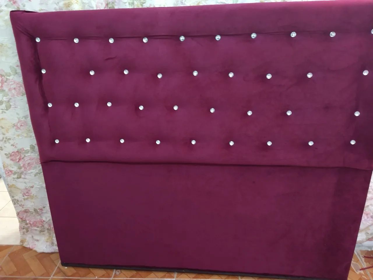 Cabeceira de cama casal suede - Foto 2